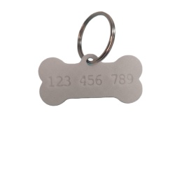Adresówka Kość Dla Psa Personalizowana Imię Numer z Grawerem