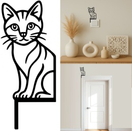 Ażurowy Kotek Dekoracja Na Włącznik