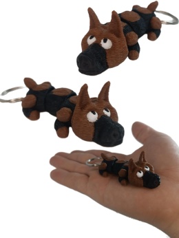 Breloczek Owczarek Niemiecki 3D