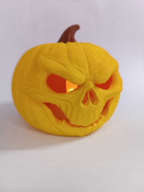 Dekoracja Figurka Lampion LED Halloween Dynia 3D