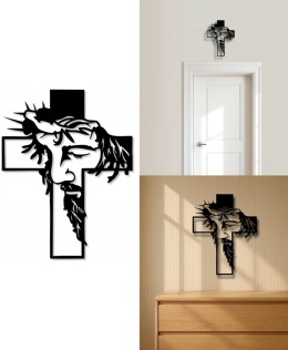 Krzyż Krzyżyk z Jezusem na ścianę