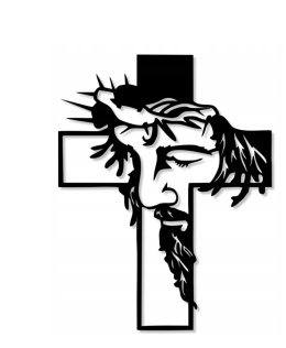 Krzyż Krzyżyk z Jezusem na ścianę