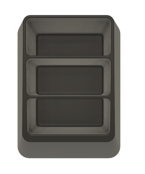 Organizer Na 3 Piloty Stojak 3-Komorowy