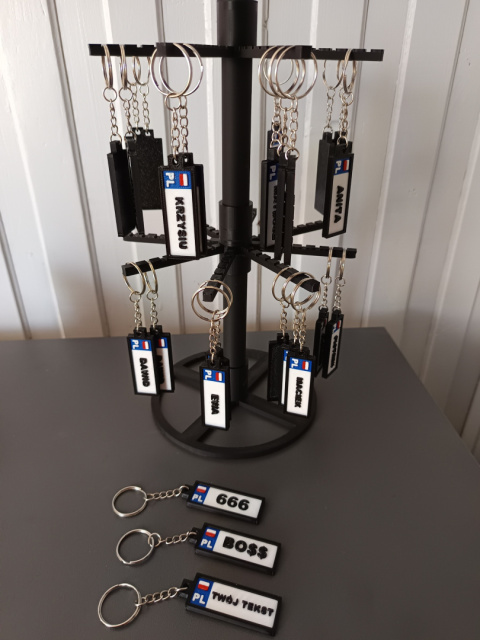 Personalizowany breloczek tablica rejestracyjna Personalizowany breloczek tablica rejestracyjna