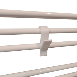 Wieszak Na Grzejnik Kaloryfer Łazienkowy Typu Drabinka Biały Czarny 4szt