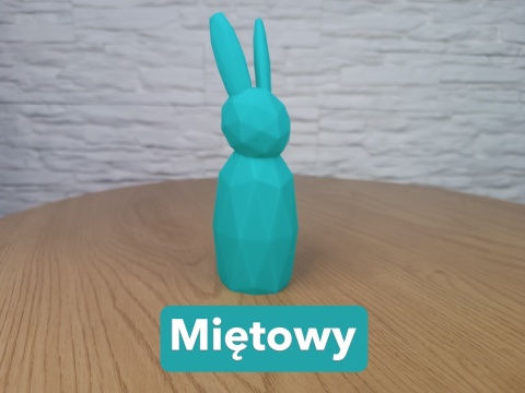 Zajączek Króliczek Wielkanocny Styl Low Poly Wiele kolorów