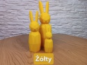 Zestaw Wielkanocnych Zajączków Króliczek Wielkanocny Styl Low Poly 3 szt